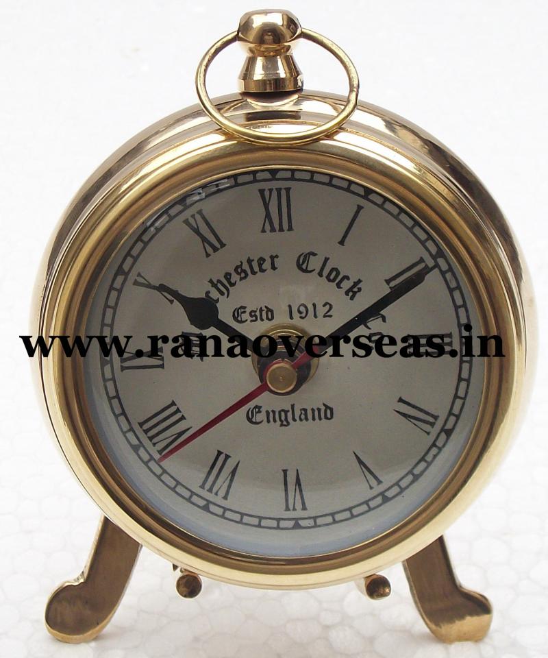 Brass Table Top Clock