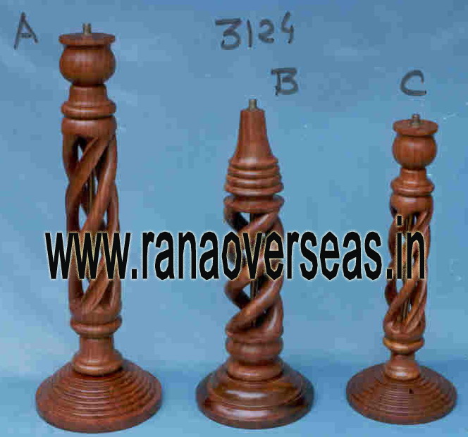 Wooden Lamp Base 3124