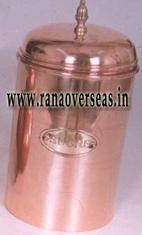 Copper Sugar Box.