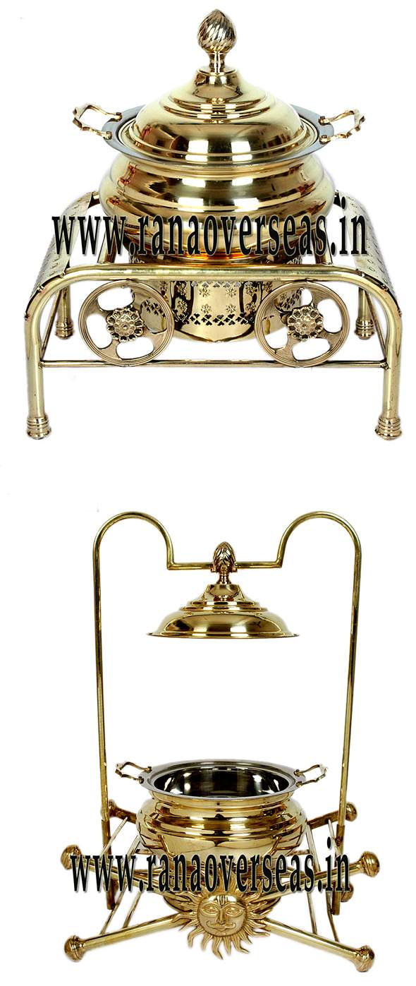 Brass Chafing Dish 8 , 9